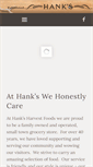 Mobile Screenshot of hanksharvestfoods.com